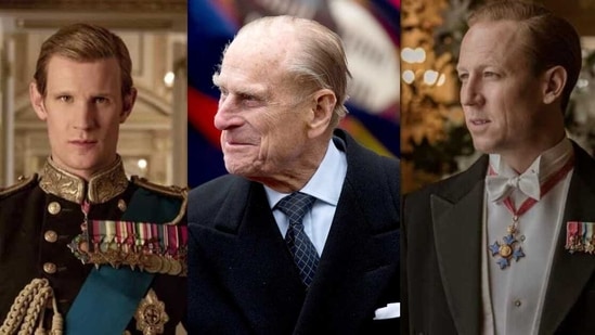 Actors Matt Smith and Tobias Menzies played the role of Prince Philip in The Crown.