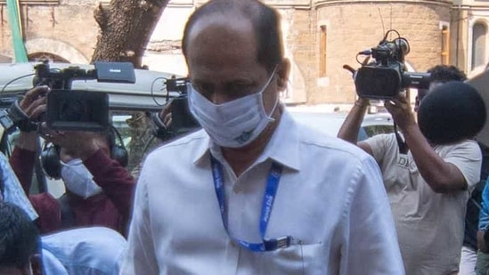 Vaze was arrested on March 13. He has been booked under various charges of Unlawful Activities (Prevention) Act (UAPA). (HT_PRINT) Vaze was arrested on March 13. He has been booked under various charges of Unlawful Activities (Prevention) Act (UAPA). (HT_PRINT)