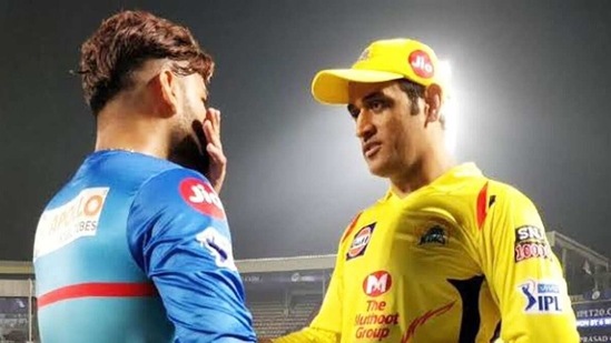 Rishabh Pant and MS Dhoni. (IPL) Rishabh Pant and MS Dhoni. (IPL)