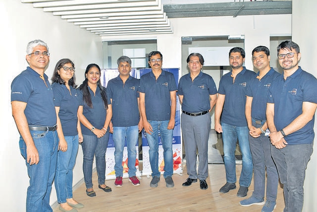 Founders Ajit Patil (extreme left) and Amit Kharat (second from right) with the DeepTek core team based out of Pune. The total team strength is 70 people, including 20 radiologists and 40 data science and technology experts. (HT ) Founders Ajit Patil (extreme left) and Amit Kharat (second from right) with the DeepTek core team based out of Pune. The total team strength is 70 people, including 20 radiologists and 40 data science and technology experts. (HT )