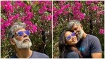 Milind Soman and Ankita Konwar in Alibaug(Instagram/ milindrunning)