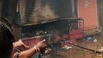 Violence erupted after a group of men tried to forcibly close a few shops run by the Muslims.(HT Photo) Violence erupted after a group of men tried to forcibly close a few shops run by the Muslims.(HT Photo)