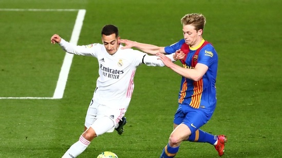 Real Madrid's Lucas Vazquez in action. (REUTERS)