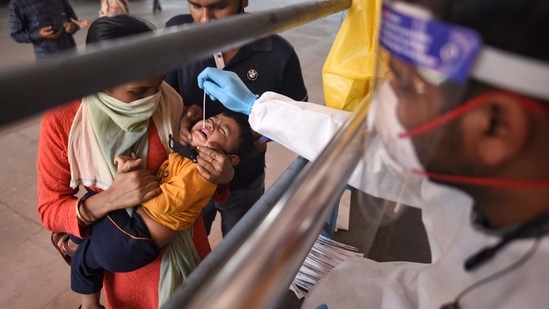 Delhi alone recorded over 8,500 new cases on Friday, while Maharashtra reported more than 58,000. (Photo by Sanchit Khanna / Hindustan Times) Delhi alone recorded over 8,500 new cases on Friday, while Maharashtra reported more than 58,000. (Photo by Sanchit Khanna / Hindustan Times)