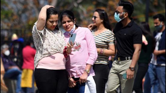 Himachal chief minister Jai Ram Tahkur said people’s negligence had resulted in a sharp resurgence in Covid cases across the state.    (Deepak Sansta / HT)