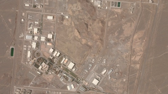 This satellite photo from Planet Labs Inc. shows Iran's Natanz nuclear facility on Wednesday, April 7, 2021. (via AP) This satellite photo from Planet Labs Inc. shows Iran's Natanz nuclear facility on Wednesday, April 7, 2021. (via AP)