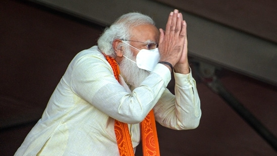 The 'Tika Utsav' has been organised on the request on PM Modi.(PTI Photo) The 'Tika Utsav' has been organised on the request on PM Modi.(PTI Photo)
