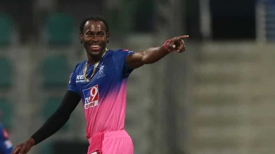 Jofra Archer in action. (IPL/Twitter) Jofra Archer in action. (IPL/Twitter)