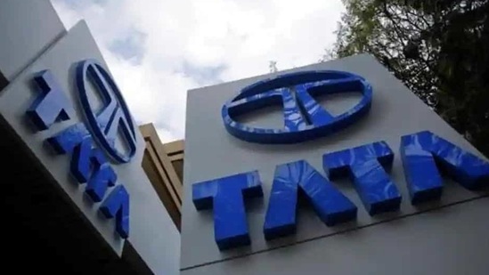 Tata Motors logos are seen at their flagship showroom in Mumbai.(Reuters File Photo) Tata Motors logos are seen at their flagship showroom in Mumbai.(Reuters File Photo)