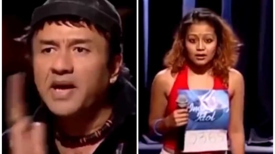Anu Malik Xxx Video - When unimpressed Anu Malik slapped himself after hearing Neha Kakkar sing  at Indian Idol audition. â€‹Watch video - Hindustan Times