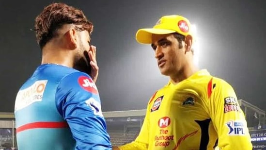 Rishabh Pant and MS Dhoni.(IPL) Rishabh Pant and MS Dhoni.(IPL)