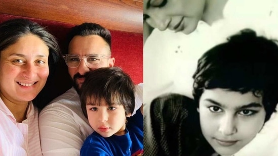 Saba Ali Khan shares a picture of a young Saif Ali Khan.