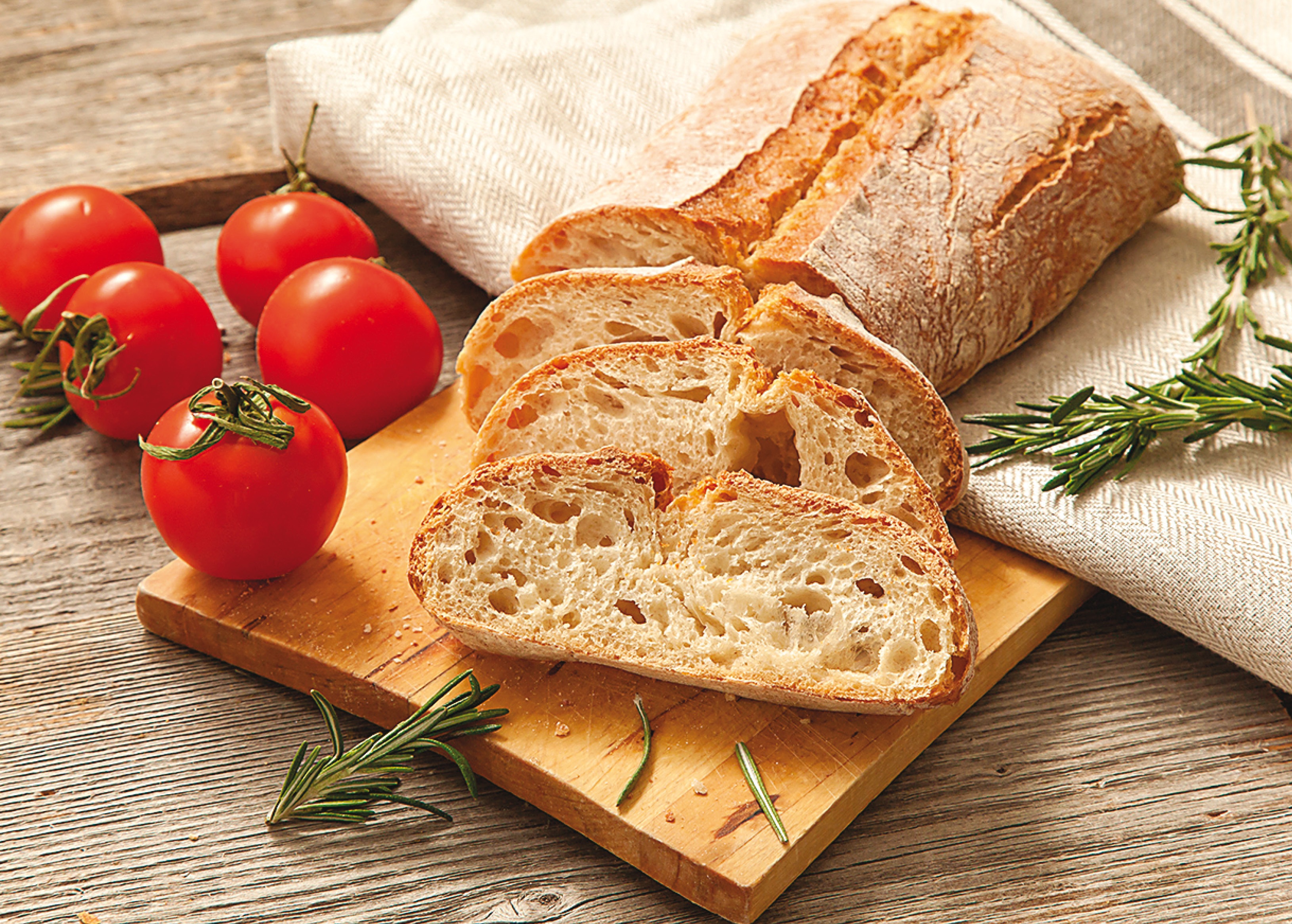 Ciabatta was created by Italian bakers in the 1980s to compete with the popularity of French baguettes