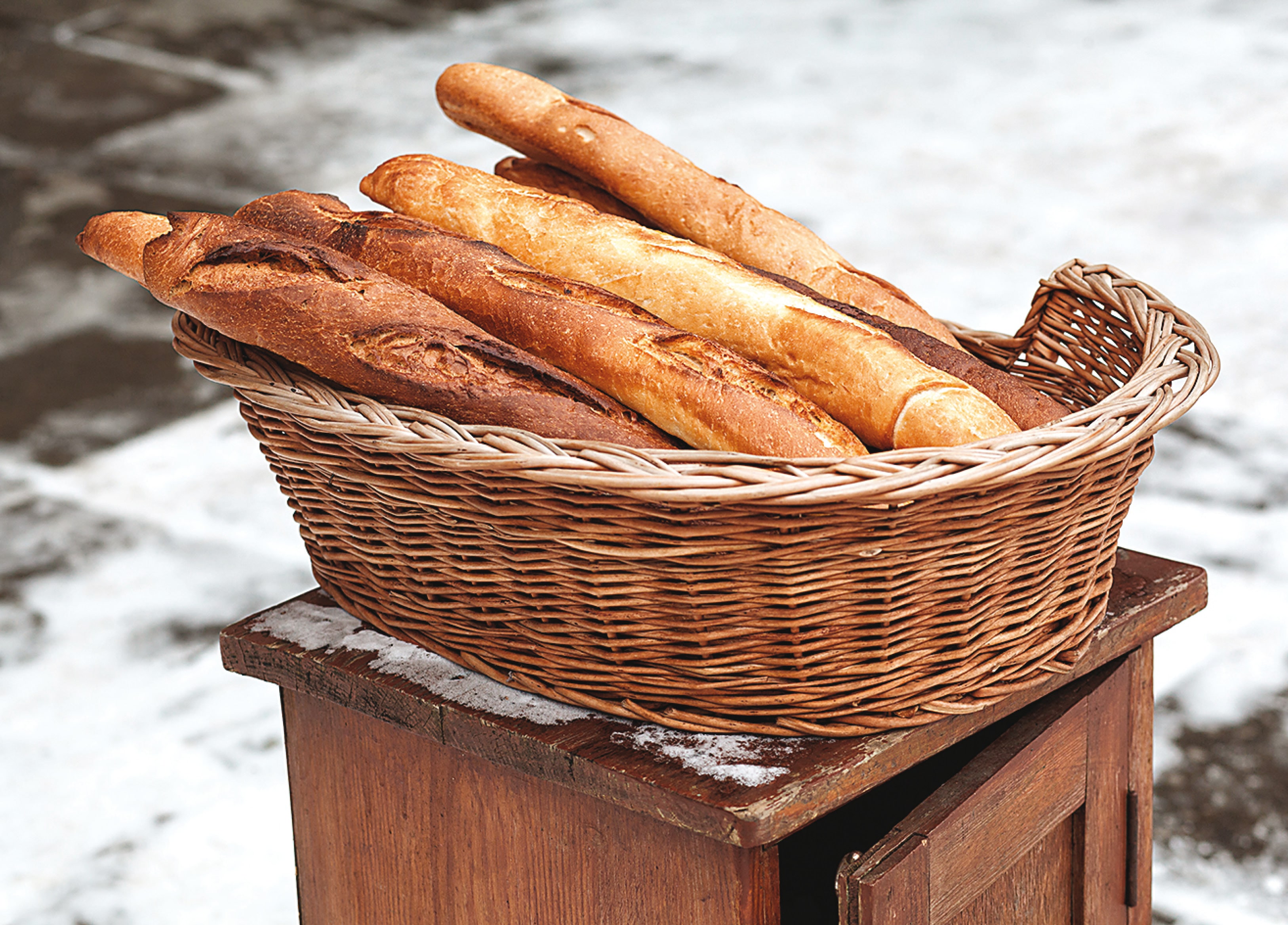 Baguette was not a traditional bread but was popularised by Parisian bakers after the World War