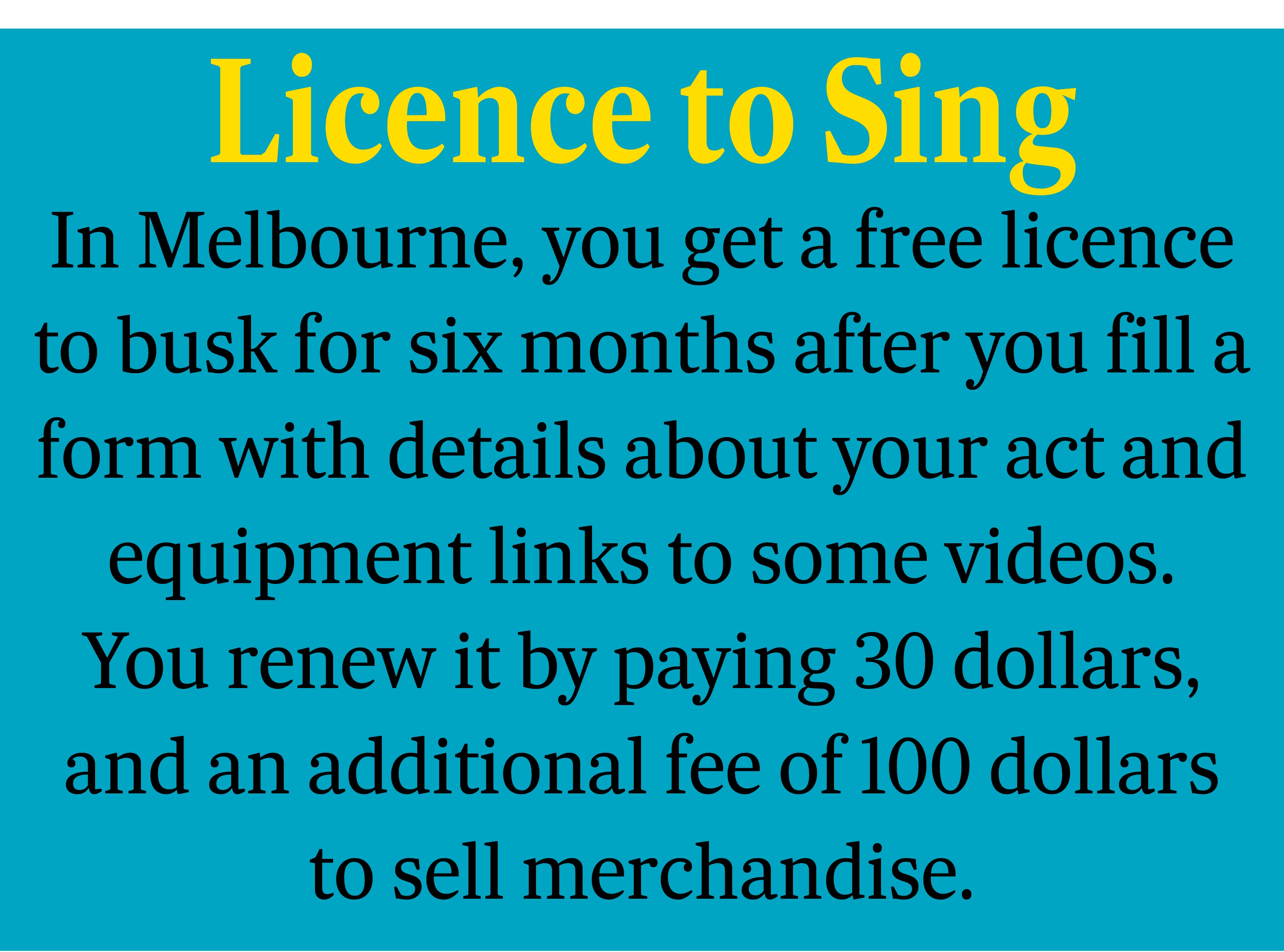 How to get permission to busk How to get permission to busk