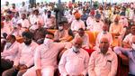 Congress supporters and residents of Mullanpur-Dakha at the stone-laying ceremony on Monday. Many guests at the event were seen openly flouting the distancing and mask norms as police and administration officials remained mute spectators. (Gurpreet Singh/HT) Congress supporters and residents of Mullanpur-Dakha at the stone-laying ceremony on Monday. Many guests at the event were seen openly flouting the distancing and mask norms as police and administration officials remained mute spectators. (Gurpreet Singh/HT)
