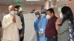 The President underwent a planned bypass procedure on March 30 at the All India Institute of Medical Sciences (AIIMS) in Delhi.(Photo: rashtrapatibhvn/ Twitter) The President underwent a planned bypass procedure on March 30 at the All India Institute of Medical Sciences (AIIMS) in Delhi.(Photo: rashtrapatibhvn/ Twitter)