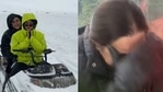 Sara Ali Khan and Amrita Singh are holidaying in Gulmarg. Sara Ali Khan and Amrita Singh are holidaying in Gulmarg.