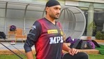 Harbhajan Singh.(KKR/Twitter) Harbhajan Singh.(KKR/Twitter)