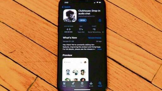 The social audio app Clubhouse had a monster first year- despite being invite-only and available only on iOS devices- seeing more than 10 million downloads.(Mint file photo) The social audio app Clubhouse had a monster first year- despite being invite-only and available only on iOS devices- seeing more than 10 million downloads.(Mint file photo)