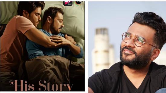 Director Sudhanshu Saria called out the makers of web show His Storyy for copying poster of his film through Twitter