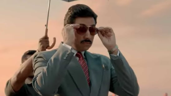 Abhishek Bachchan plays a businessman very evidently inspired by Harshad Mehta.