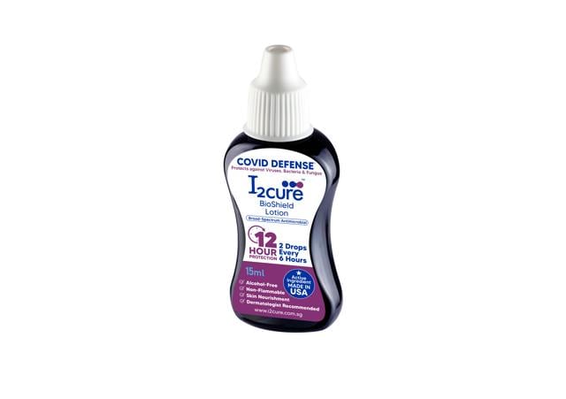 Just use two drops of iodine-based bioshield antiseptic lotion by I - 2Cure every six hours Just use two drops of iodine-based bioshield antiseptic lotion by I - 2Cure every six hours
