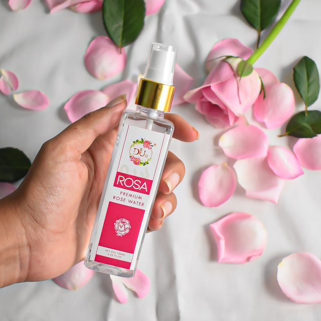 Premium rose water by Digvijaya herbals smells and feels good and promises to be as pure as possible Premium rose water by Digvijaya herbals smells and feels good and promises to be as pure as possible