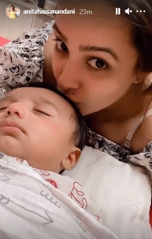 Annita Hassanandani's moments with her son, Aaravv. Annita Hassanandani's moments with her son, Aaravv.