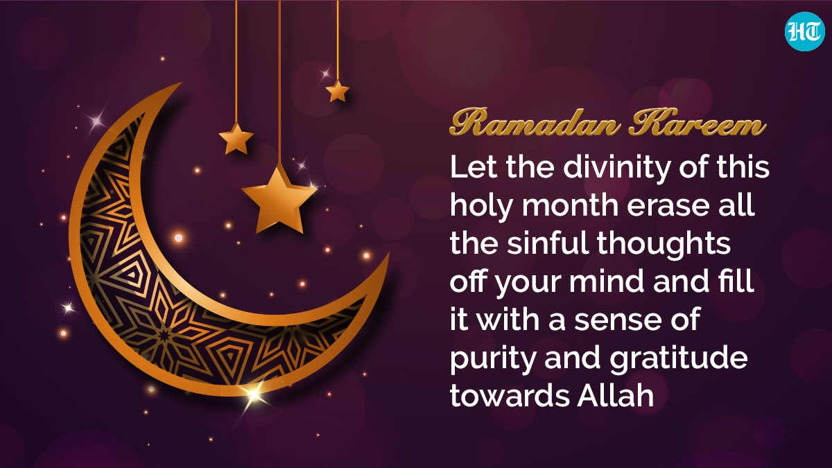 ¡Que la divinidad de este mes sagrado elimine todos los pensamientos pecaminosos de tu mente y la llene de pureza y gratitud a Allah!  ¡Ramadán Mubarak para ti!  (Ht Digital)