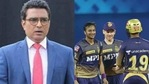 Sanjay Manjrekar (left) and the middle order of KKR (right)(Twitter) Sanjay Manjrekar (left) and the middle order of KKR (right)(Twitter)