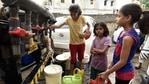 Anticipating a water scarcity, the Delhi Jal Board (DJB) had rushed to the Supreme Court to seek stay of any repair work undertaken by the BBMB in the months of April and May. (HT PHOTO.)(HT_PRINT) Anticipating a water scarcity, the Delhi Jal Board (DJB) had rushed to the Supreme Court to seek stay of any repair work undertaken by the BBMB in the months of April and May. (HT PHOTO.)(HT_PRINT)