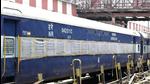 A train coach turned into an isolation ward for coronavirus emergencies by the Indian Railways. (HT Archive) A train coach turned into an isolation ward for coronavirus emergencies by the Indian Railways. (HT Archive)