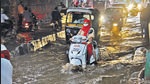 Water logging under the bridge on Katraj - Dehuroad bypass near Ambegaon due to heavy rain. (RAVINDRA JOSHI) Water logging under the bridge on Katraj - Dehuroad bypass near Ambegaon due to heavy rain. (RAVINDRA JOSHI)