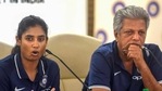 Indian women's team captain Mithali Raj with coach WV Raman(PTI) Indian women's team captain Mithali Raj with coach WV Raman(PTI)