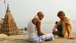 Brad Pitt in Varanasi. Brad Pitt in Varanasi.