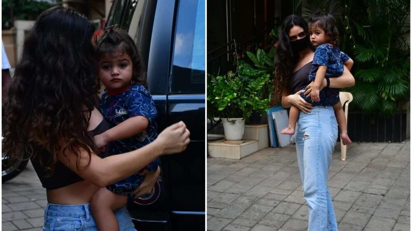 Arjun Rampal's son Arik looks cute as a button in mom Gabriella Demetriades's arms. Watch