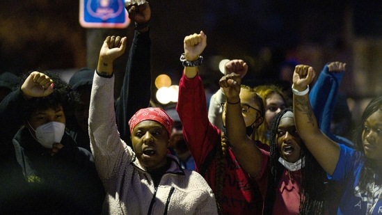 On Monday, hundreds of protesters gathered hours after a dusk-to-dawn curfew was announced by the governor. (AFP) On Monday, hundreds of protesters gathered hours after a dusk-to-dawn curfew was announced by the governor. (AFP)