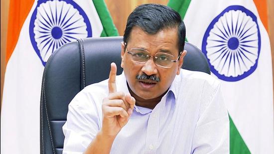 Chief minister of Delhi Arvind Kejriwal. (HT Photo)