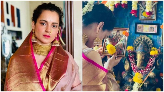 Kangana Ranaut shared her pictures on Twitter,
