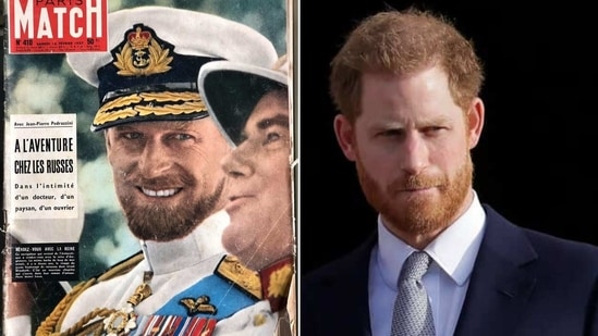 The vintage picture, which is of Prince Philip, at first glance looks like that of Prince Harry.(Instagram/@chrisjacksongetty/AP)