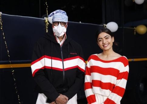Rashmika Mandanna had shared a picture with Amitabh Bachchan from the shoot of Goodbye earlier this year. Rashmika Mandanna had shared a picture with Amitabh Bachchan from the shoot of Goodbye earlier this year.