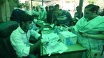 57 more patients were discharged from hospitals in the last 24 hours, taking the number of overall recoveries to 26,315. In picture - Health worker registers people for Covid-19 test at Sector 30 District Hospital in Noida.(HT Photo) 57 more patients were discharged from hospitals in the last 24 hours, taking the number of overall recoveries to 26,315. In picture - Health worker registers people for Covid-19 test at Sector 30 District Hospital in Noida.(HT Photo)