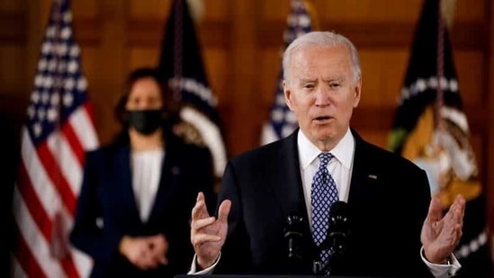 The White House released the excerpts before the address when President Joe Biden intends to detail his timeline for a US troop withdrawal. (REUTERS)