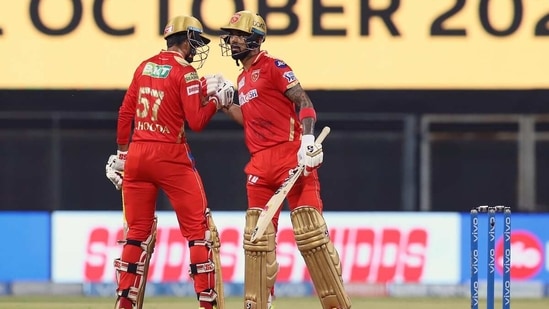 KL Rahul and Deepak Hooda of Punjab Kings during the match against Rajasthan Royals(IPL / Twitter) KL Rahul and Deepak Hooda of Punjab Kings during the match against Rajasthan Royals(IPL / Twitter)