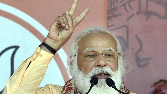 "India takes pride in being the mother of democracy as it's values are embodied in our social life," Modi said at the Association of Indian Universities' 95th annual meet and a national seminar of vice-chancellors.(HT_PRINT) "India takes pride in being the mother of democracy as it's values are embodied in our social life," Modi said at the Association of Indian Universities' 95th annual meet and a national seminar of vice-chancellors.(HT_PRINT)