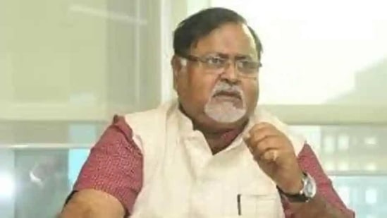 File photo of West Bengal education minister Partha Chatterjee.(HT Photo)