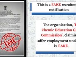 PIB has tweeted a fact-check regarding this fake recruitment notification on its official Twitter handle.