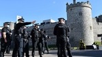 Police are directed to positions at Windsor Castle in Windsor, west of London, on April 14, 2021 as preparations commence for the funeral of Britain's Prince Philip, Duke of Edinburgh.(AFP Photo ) Police are directed to positions at Windsor Castle in Windsor, west of London, on April 14, 2021 as preparations commence for the funeral of Britain's Prince Philip, Duke of Edinburgh.(AFP Photo )