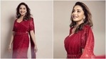 Madhuri Dixit looks stunning in red saree(Instagram/ madhuridixitnene) Madhuri Dixit looks stunning in red saree(Instagram/ madhuridixitnene)